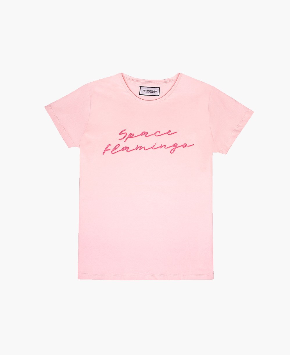 Camiseta neón rosa