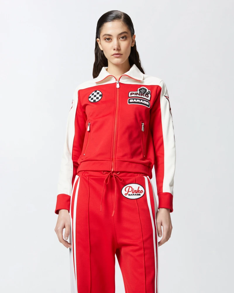 Sudadera corta pinko garaje