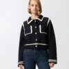 Cardigan estilo preppy