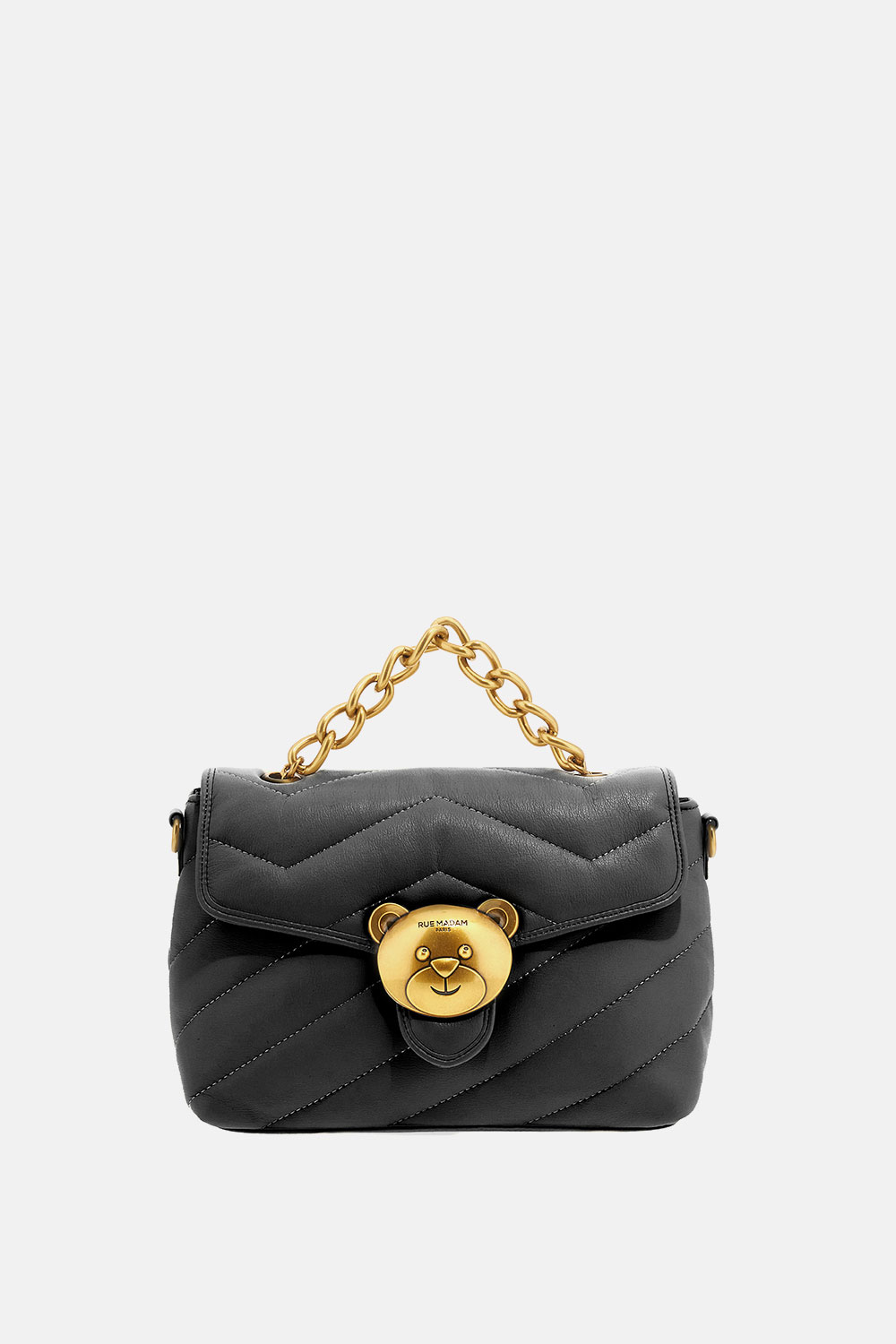 Bolso puffy shoulder XL Negro