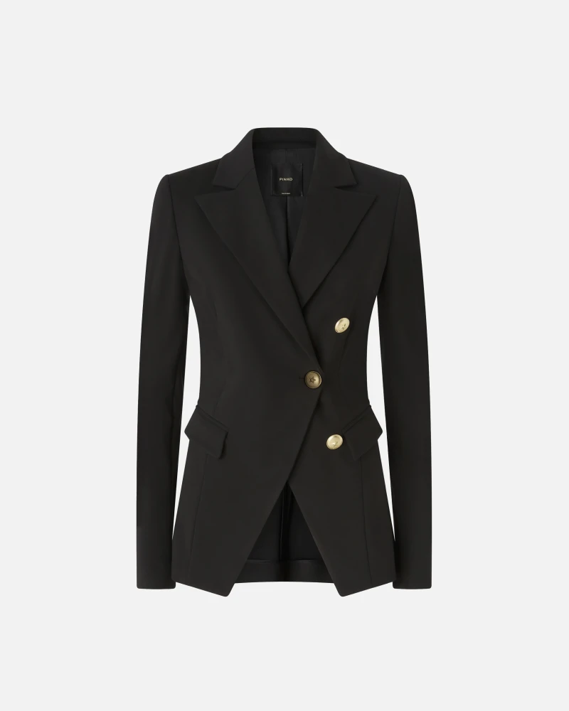 Blazer con detalle de botones dorados