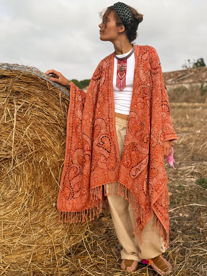 Amoha poncho orange