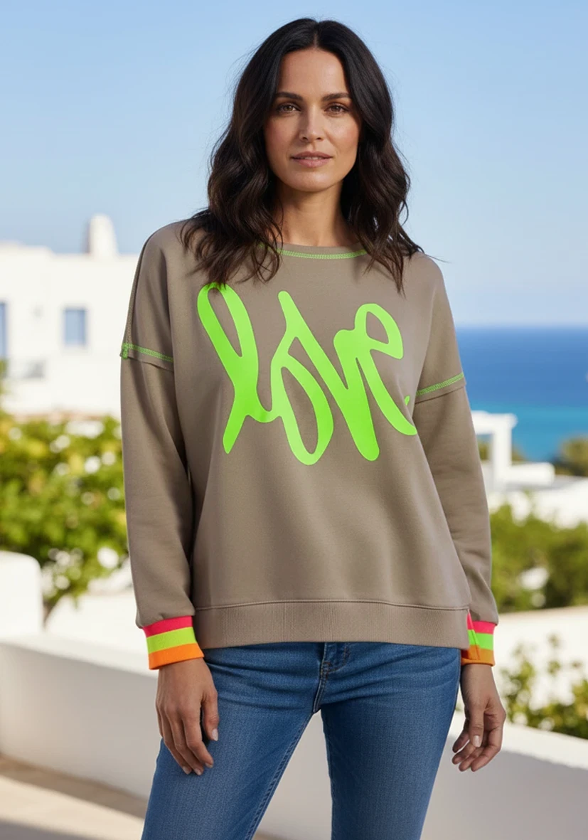 Sudadera roundneck love me