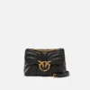 Minibolso love bag butterfly con bandolera de napa negro