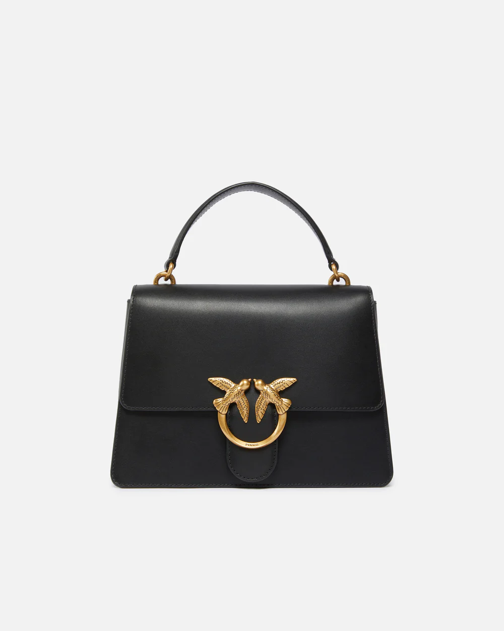 Bolso mediano de mano love bag top handle en piel