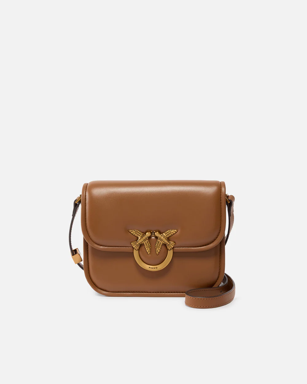 Bolso mediano de hombro love bag box marrón