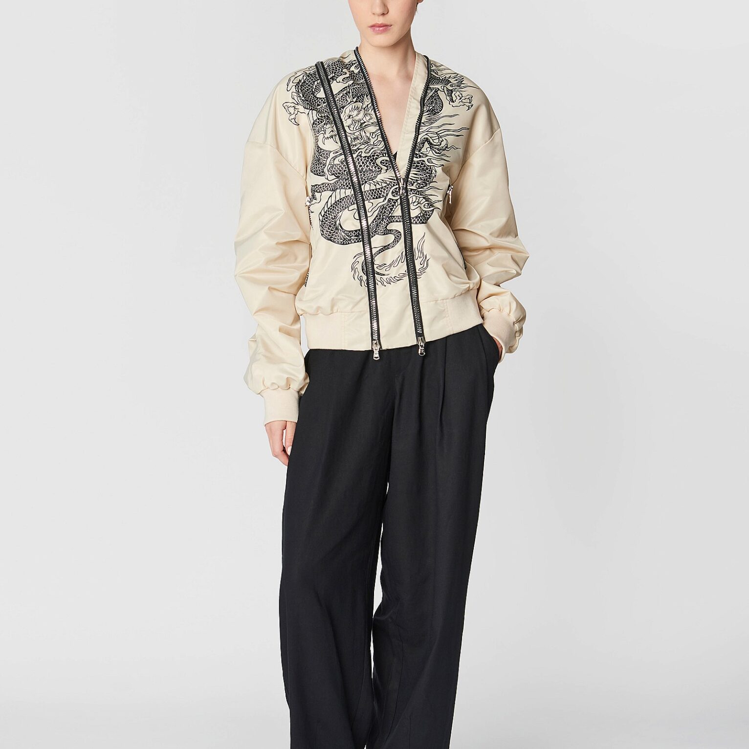 Enora satin jacket  WHSA