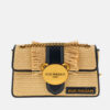 Bolso teddy it bag straw fringes black