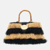 Bolso riad fringes basket black