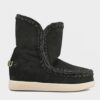 Mou new inner wedge sueder BKBK