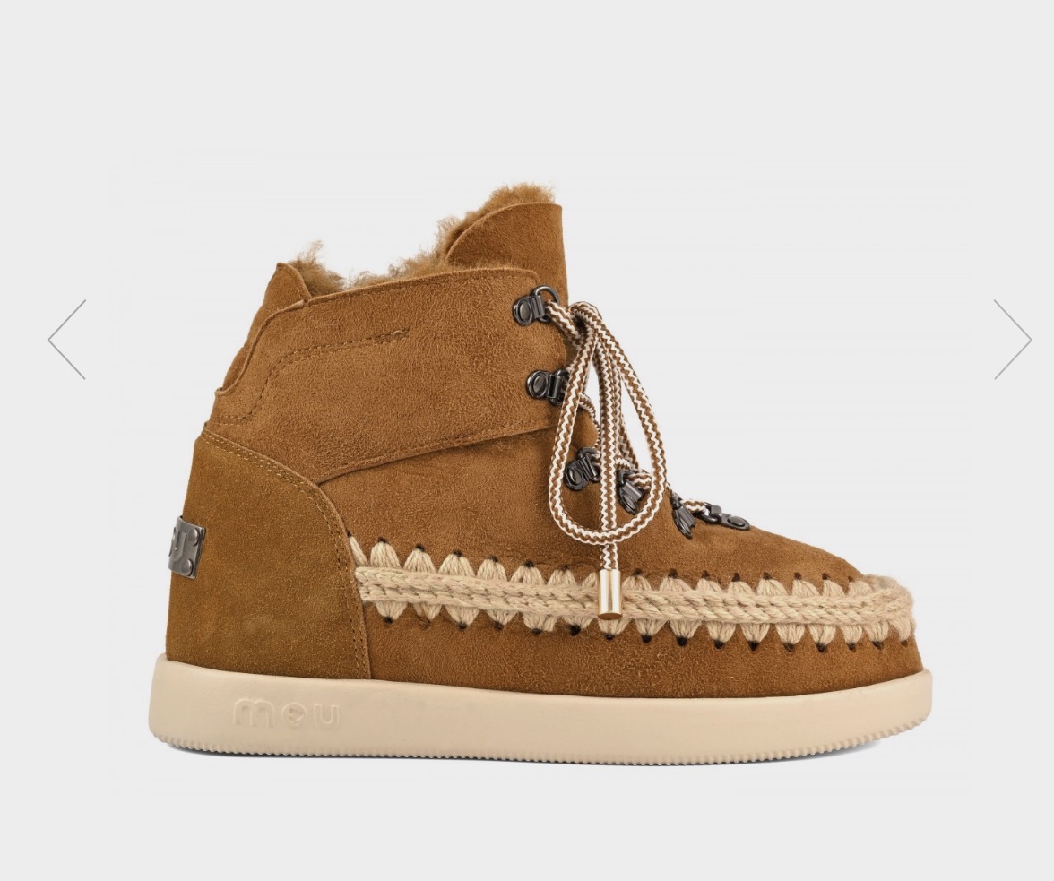 Mou new inner wedge lace up COG