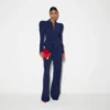 Pantalón de crepe ligero con cinturón