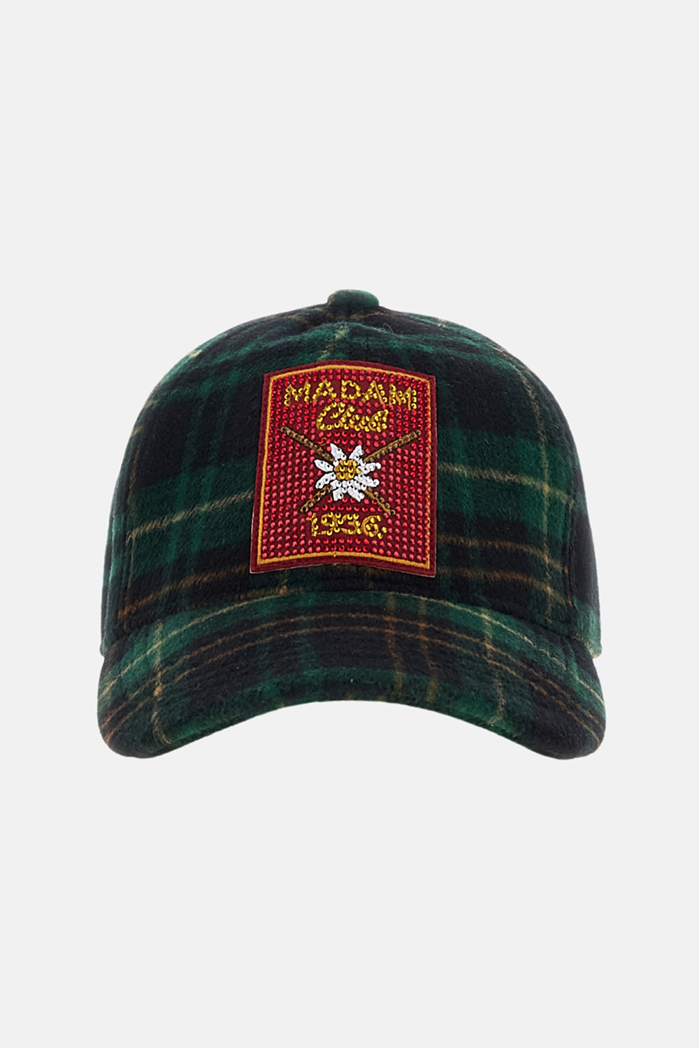 Chamonix cap tartan green