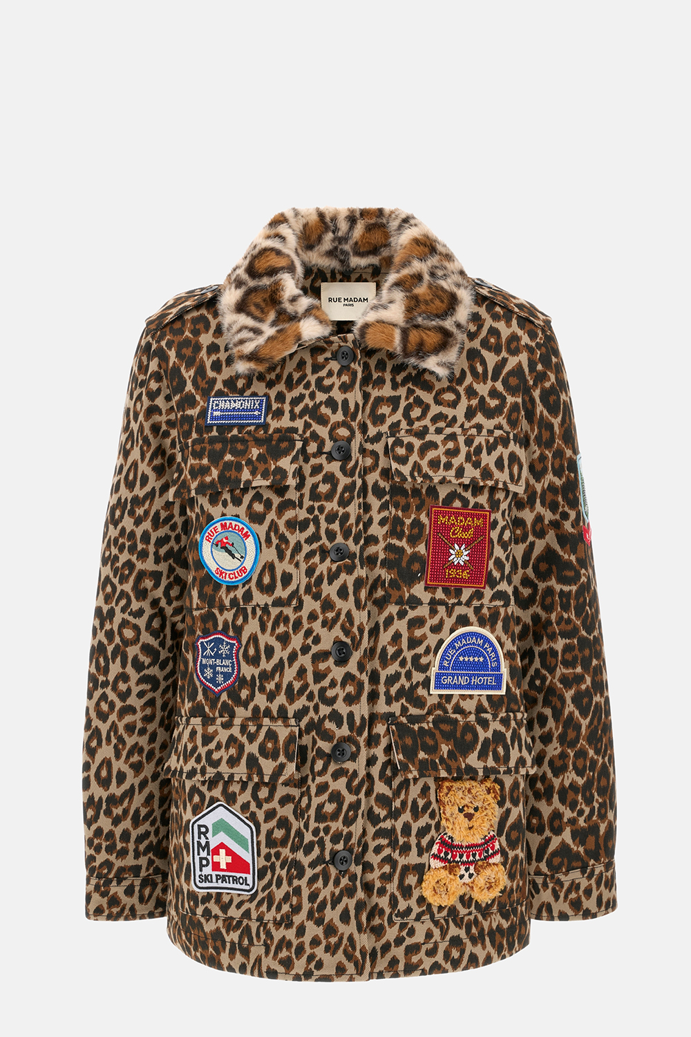 Safari winter jacket leopard