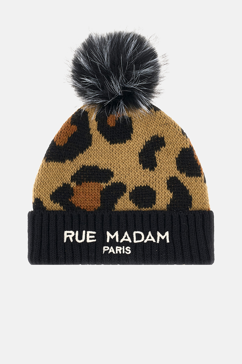 Leopard beanie