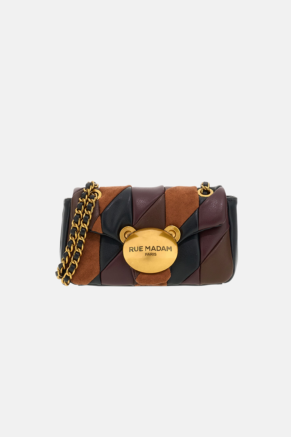 Bolso puffy xs patchwork