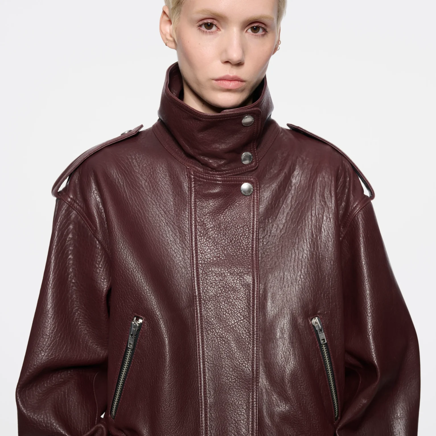Ciara jacket deep burgundy